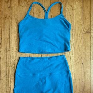 Beyond Yoga Spacedye Set – Buttery Soft Tank + High Waist Leggings (Size L)